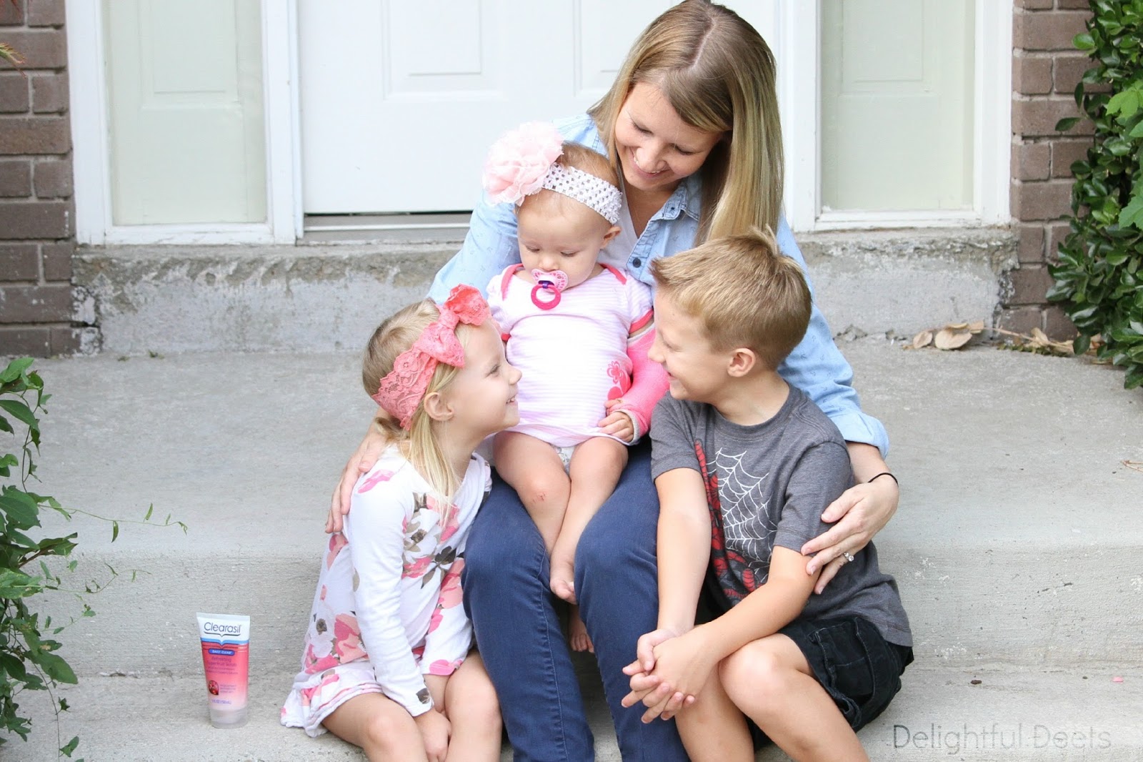 jen with kids