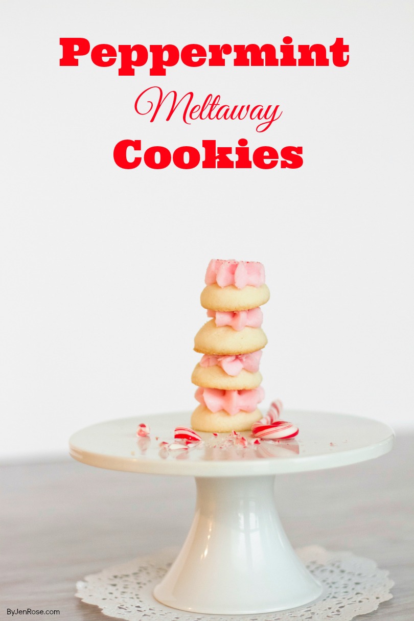 Peppermint Meltaway Cookies Recipe featured by Utah lifestyle blog, By Jen Rose