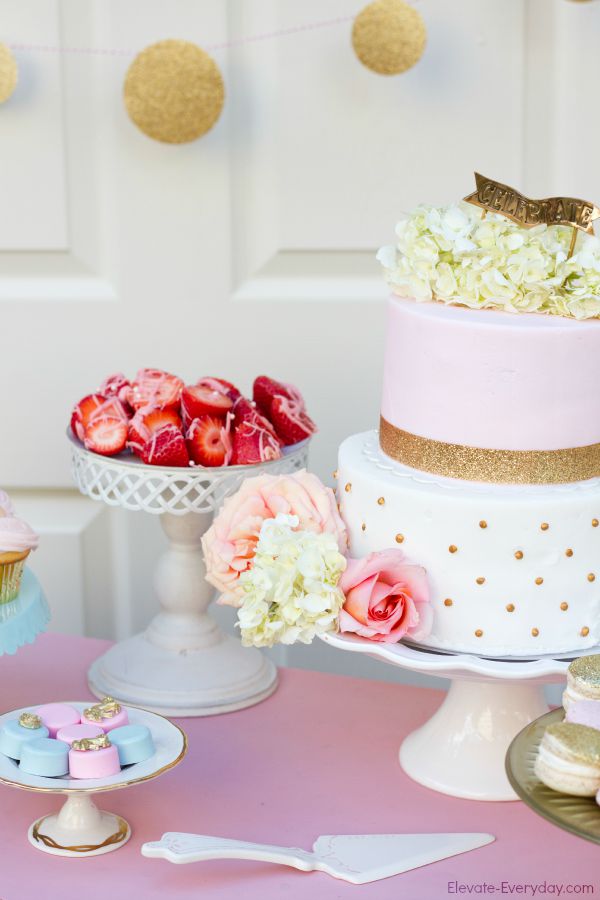 birthday cake - Unicorn Birthday Party by Utah mom blogger By Jen Rose