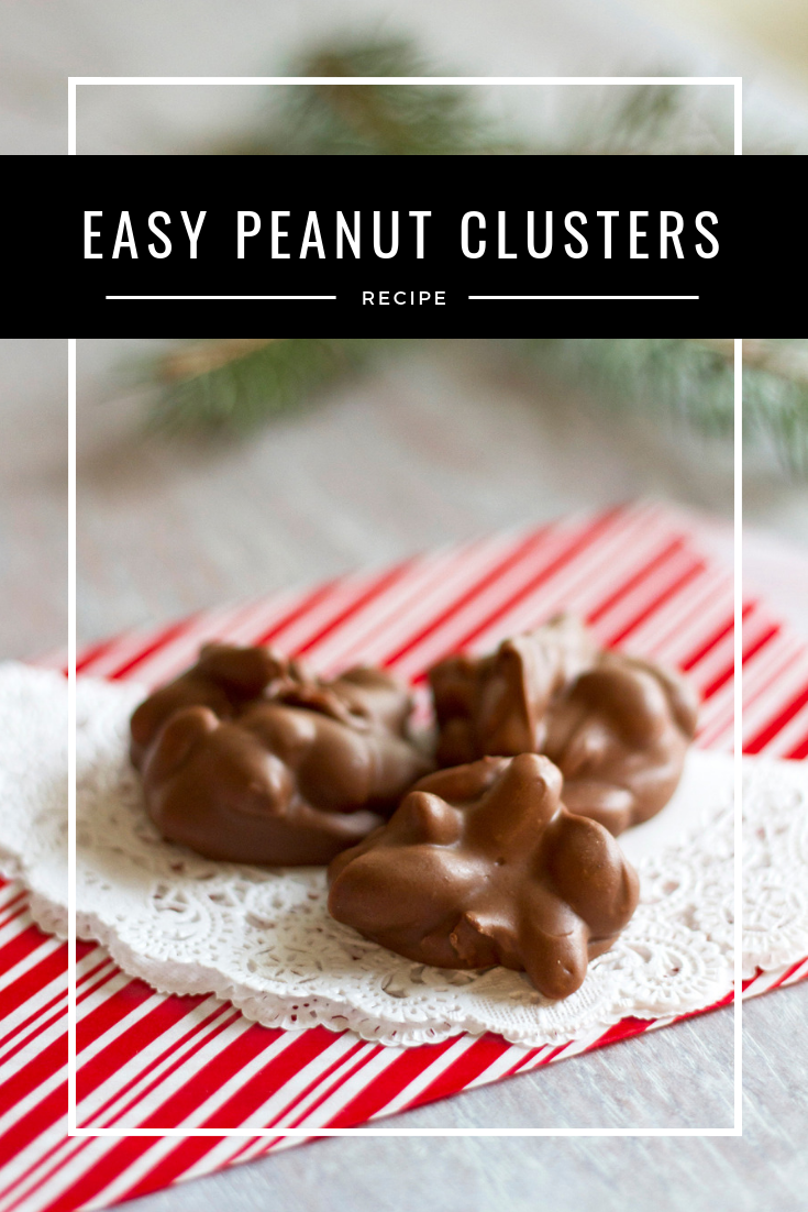 Easy Peanut Clusters featured by Utah lifestyle blog, By Jen Rose