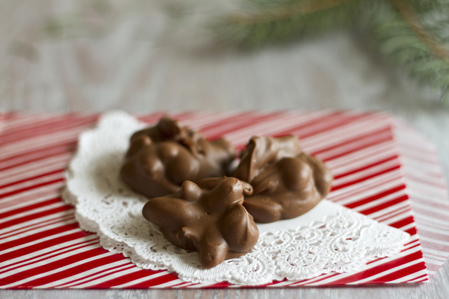 Easy Peanut Clusters featured by Utah lifestyle blog, By Jen Rose