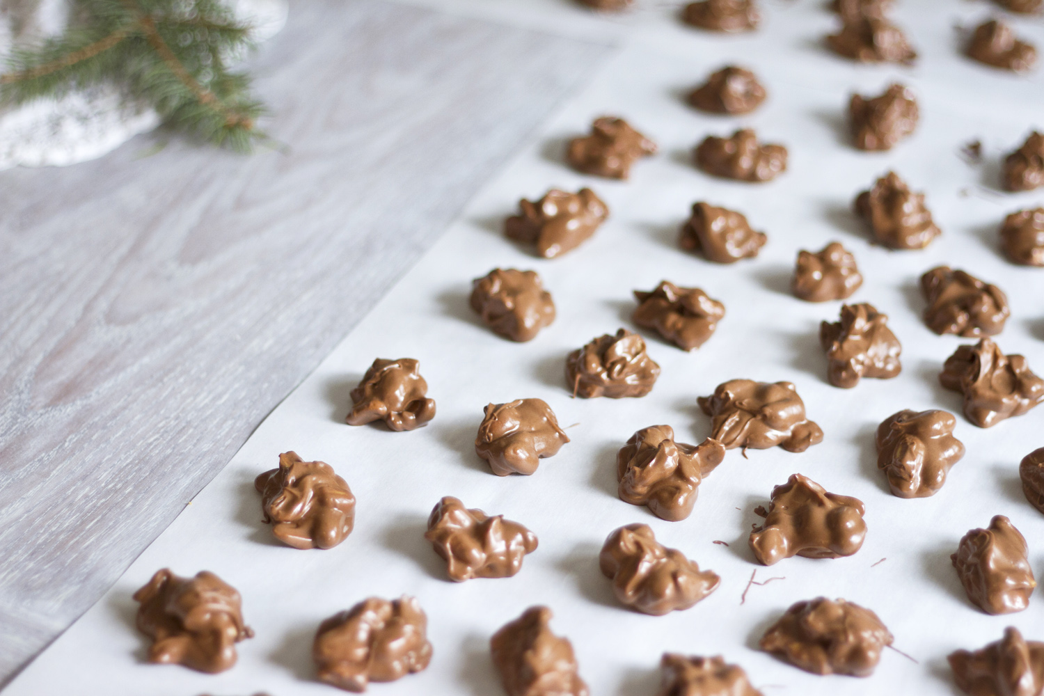 Easy Peanut Clusters featured by Utah lifestyle blog, By Jen Rose