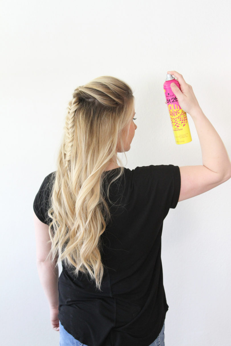 Messy Fishtail Braid Tutorial by Utah style blogger By Jen Rose