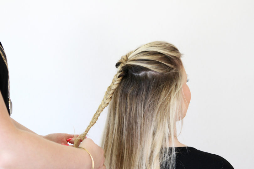 Messy Fishtail Braid Tutorial by Utah style blogger By Jen Rose