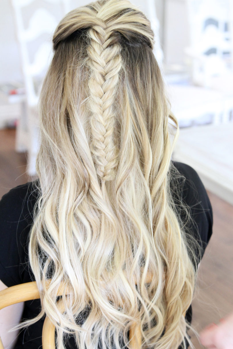 Messy Fishtail Braid Tutorial by Utah style blogger By Jen Rose