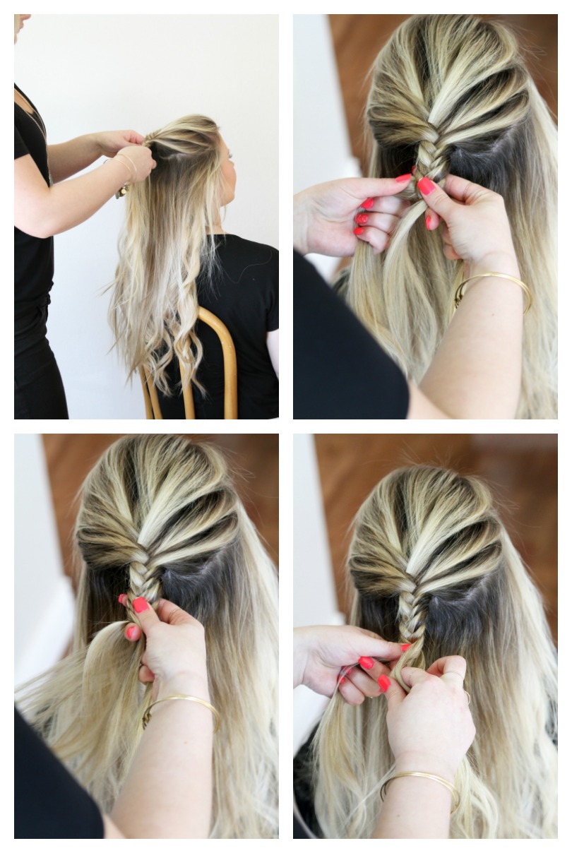 Messy Fishtail Braid Tutorial by Utah style blogger By Jen Rose