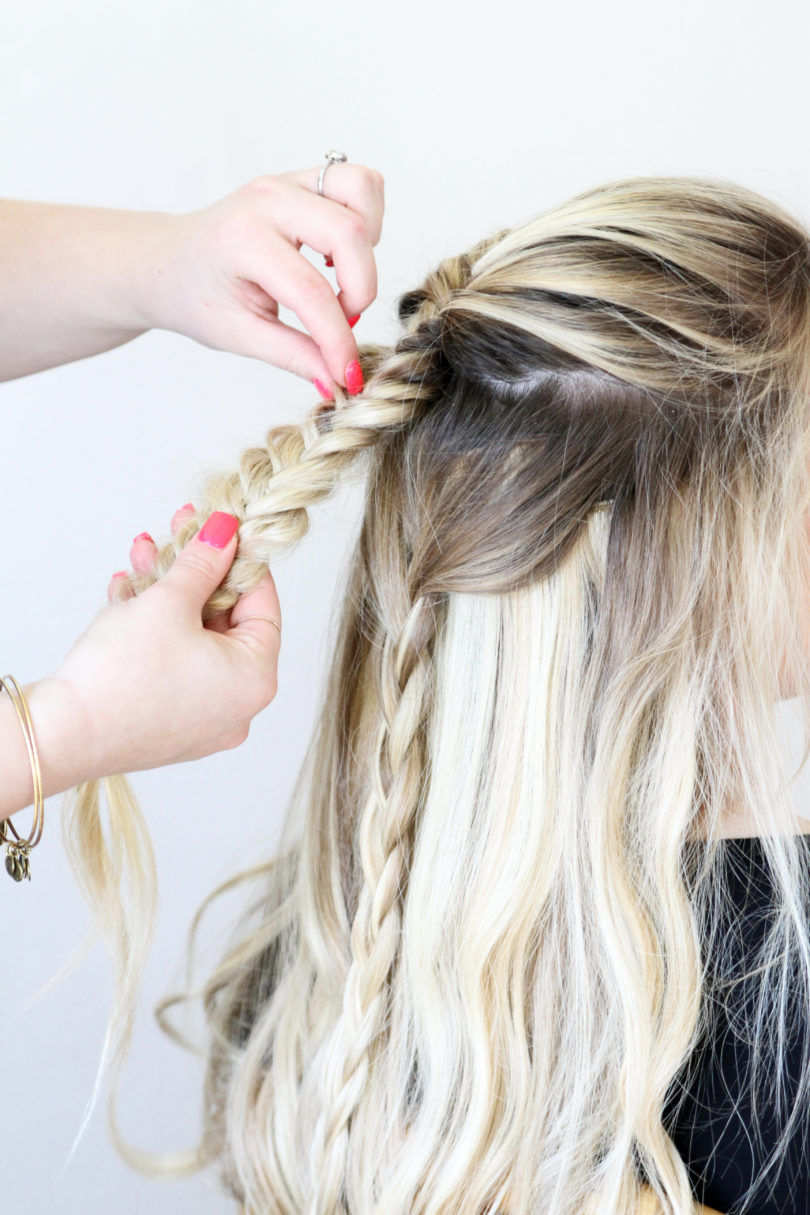 Messy Fishtail Braid Tutorial by Utah style blogger By Jen Rose