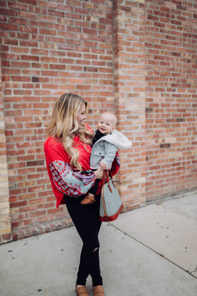 Dooney and Bourke Satchel by popular Utah style blogger By Jen Rose