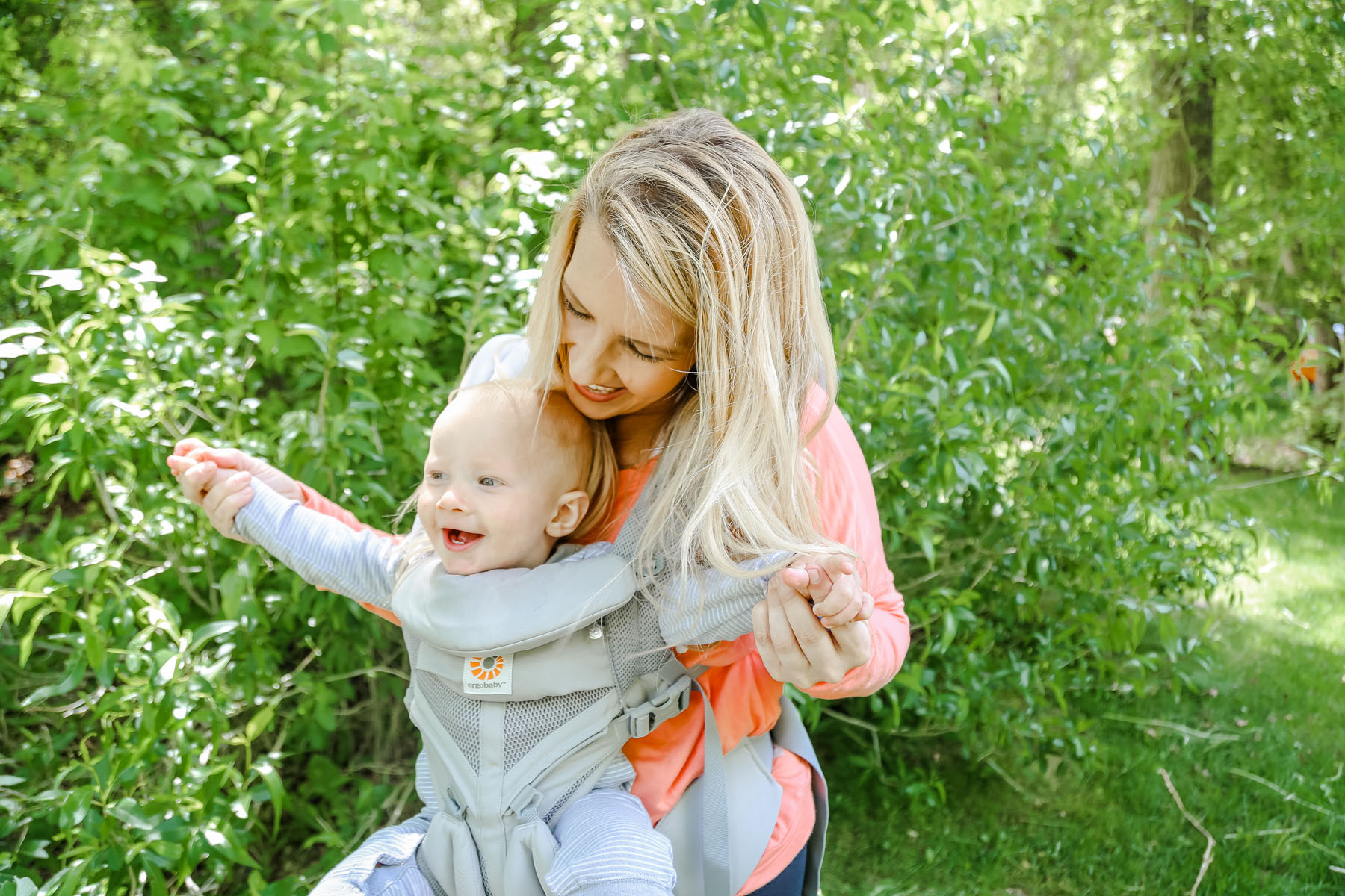 hiking with ergo baby carrier