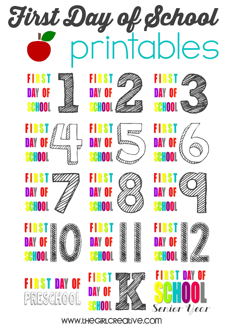 FREE back to school printables featured by US life and style blogger, By Jen Rose