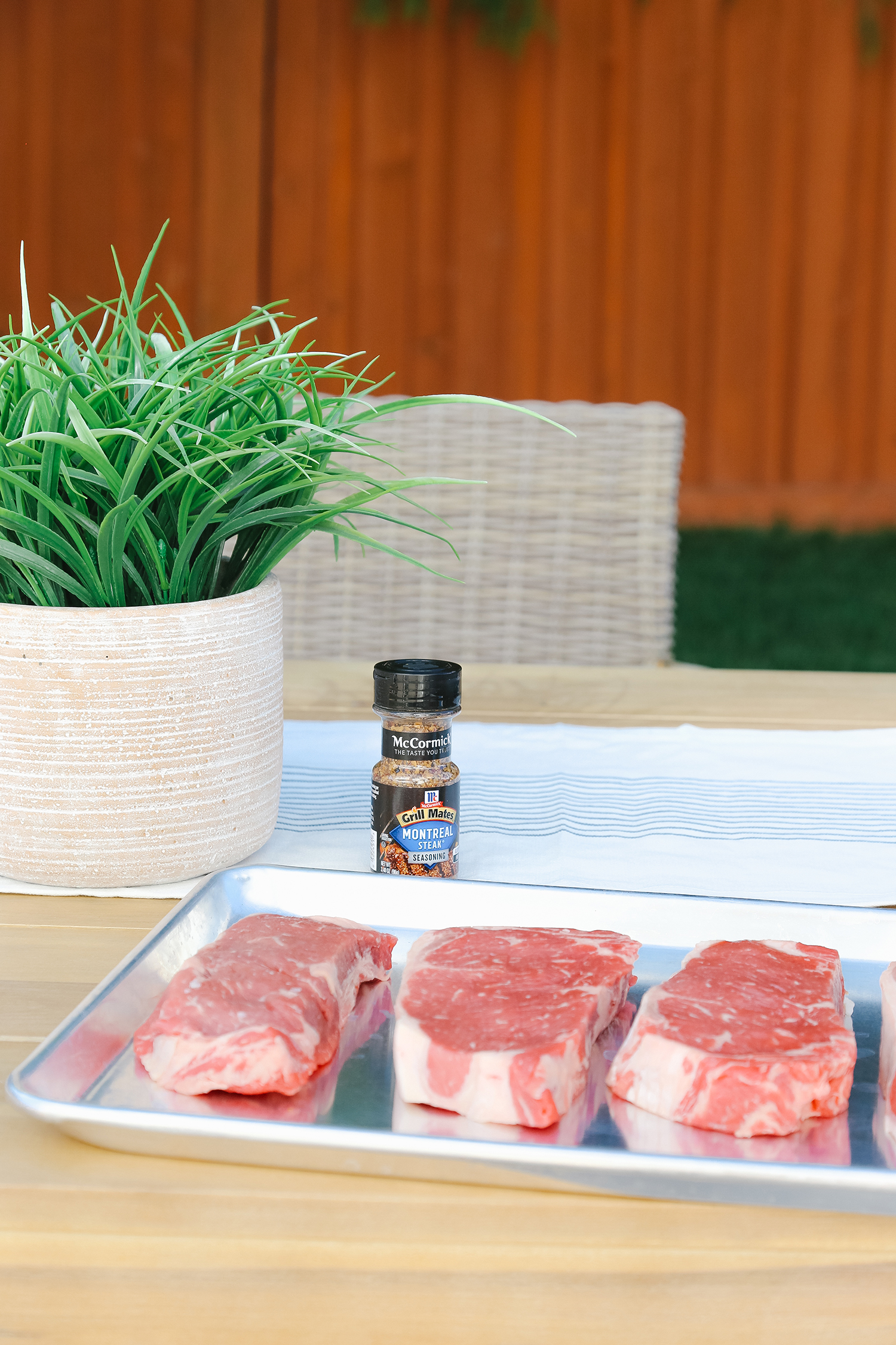 Grilled Montreal Steak Recipe with McCormick Seasoning featured by Utah lifestyle blogger, By Jen Rose