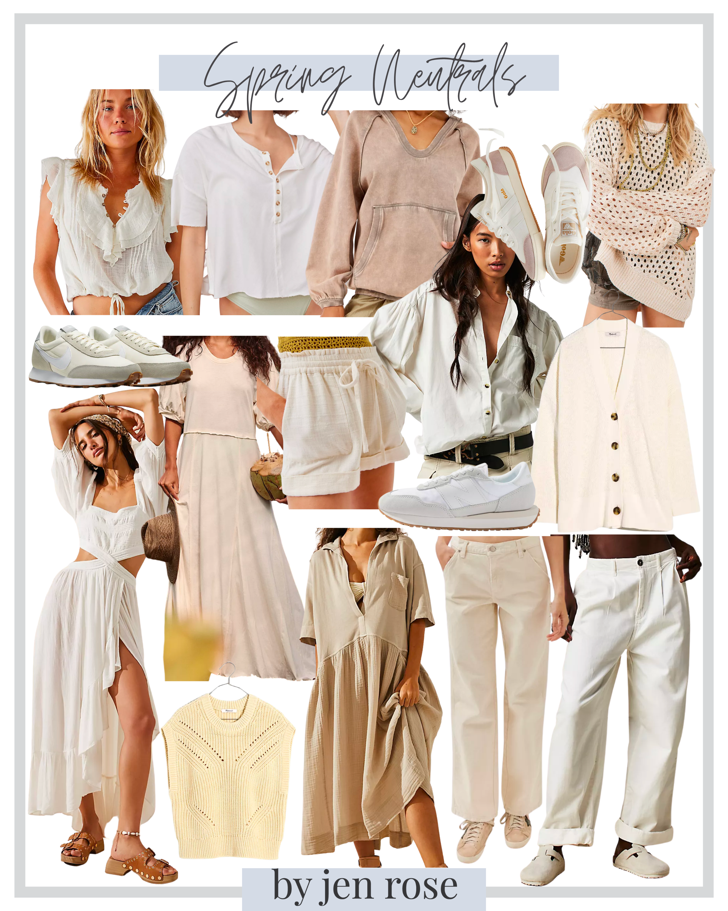 Neutral Spring Staples